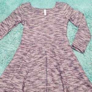 Xhilaration kids purple striped dress